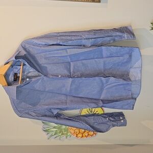 Ben Sherman - Button Up Dress Shirt in Blue & White Stripes